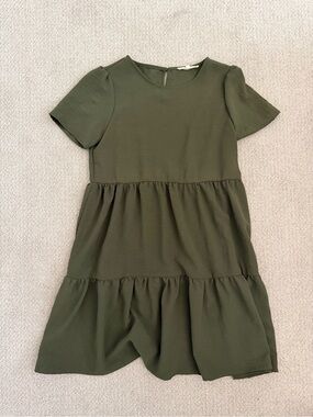 Copper Key olive green dress, size XS
